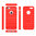 Flexi Slim Carbon Fibre Case for Apple iPhone 5 / 5s / SE (1st Gen) - Brushed Red